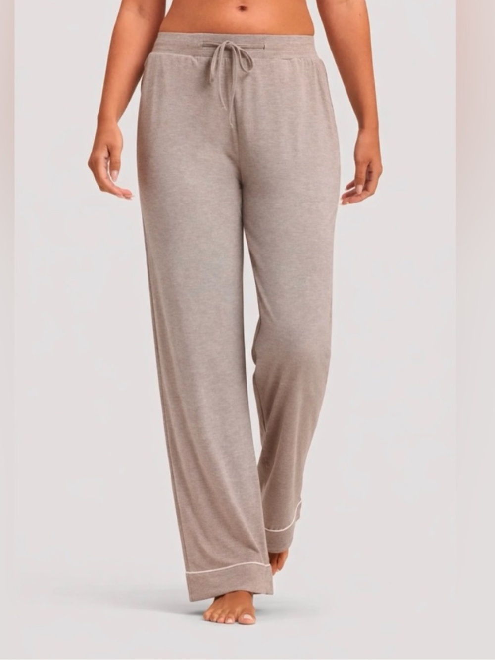 Cozy Earth Women's Bamboo Stretch Knit Classic Pajama Pants Size XXXL Walnut